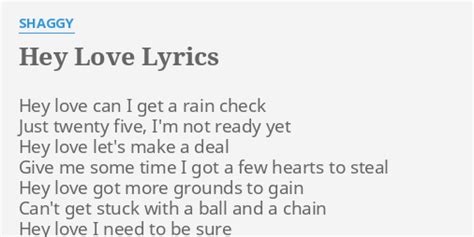 hey love hey love lyrics